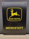 John Deere Werkstattschild 42 x 30 cm